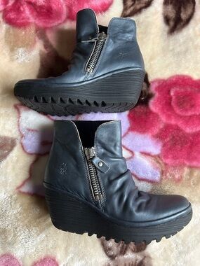 Fly London Wedge Ankle Boots